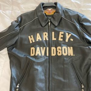 Harley Davidson Men’s 100 Anniversary Leather Jacket Size XL